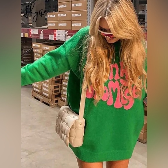 New Pinky Promise Sweater 🩷💚 - Picture 2 of 11